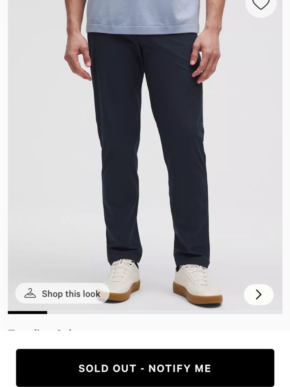 LULULEMON men’s classic fit ABC pants